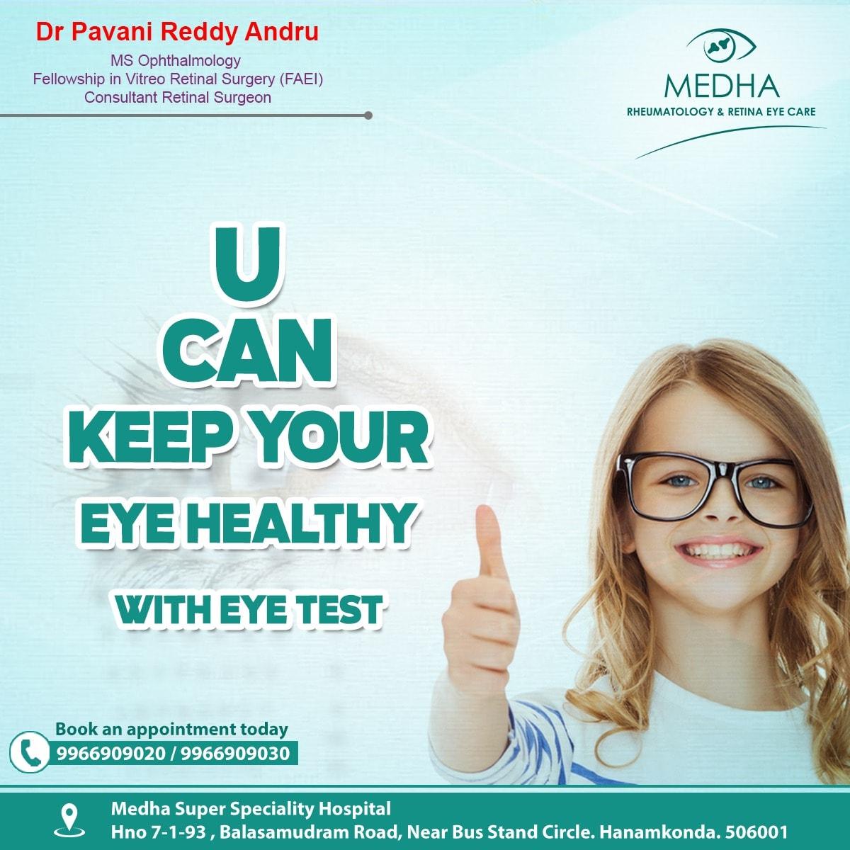 You can keep your EYE Healthy with EYE TEST