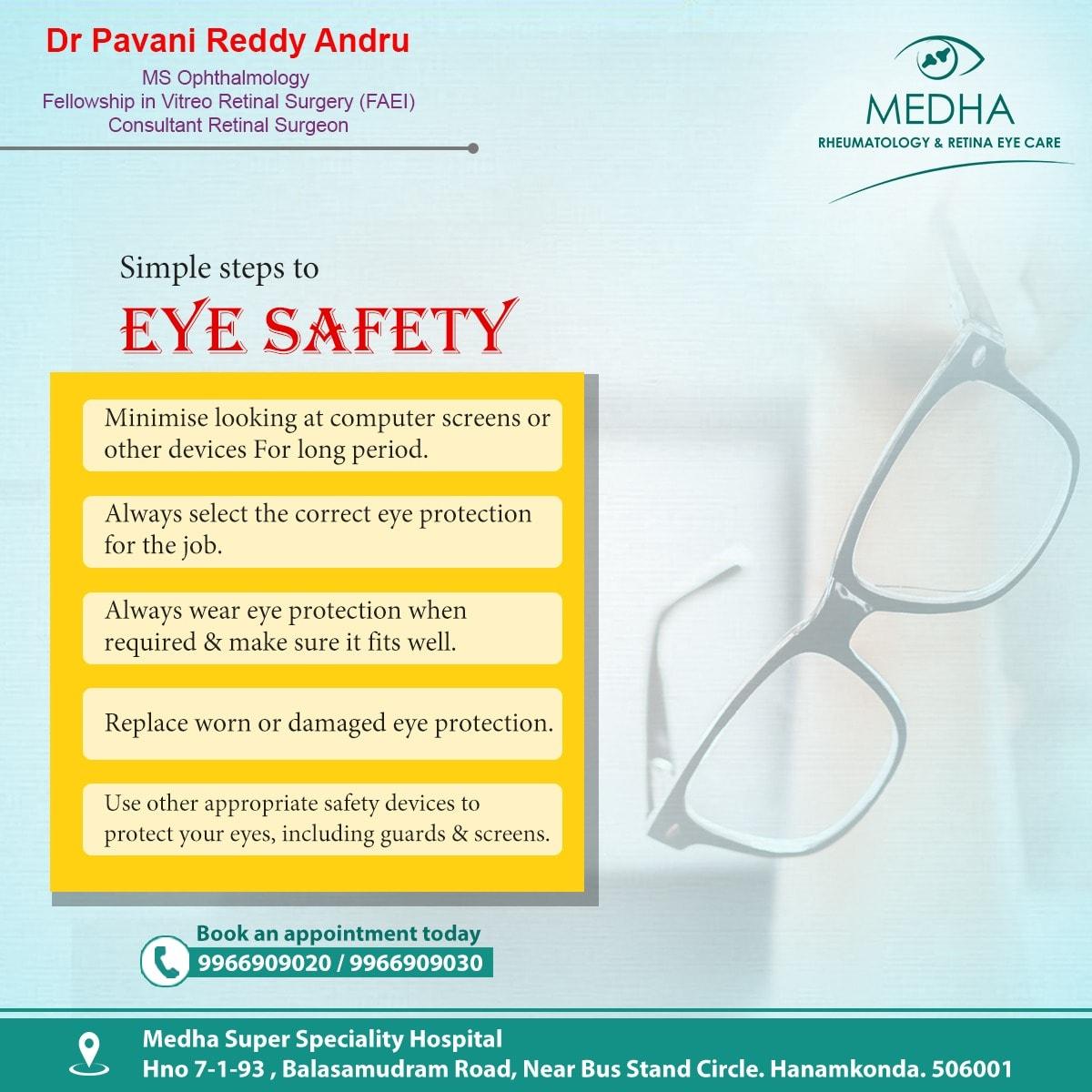 Simple Steps to EYE SAFETY