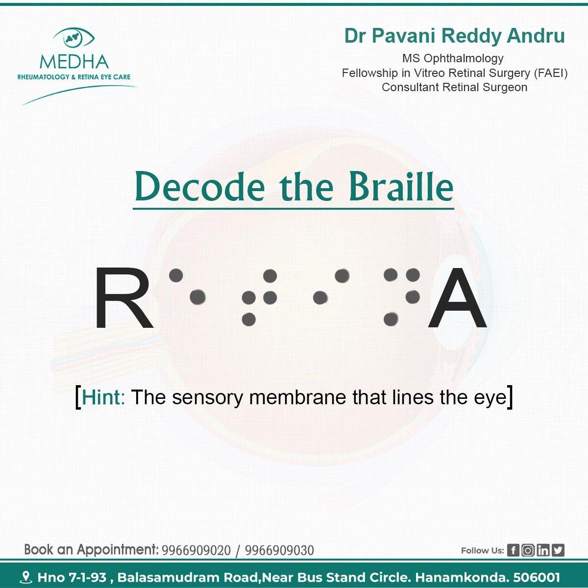 Can you decode the braille code???