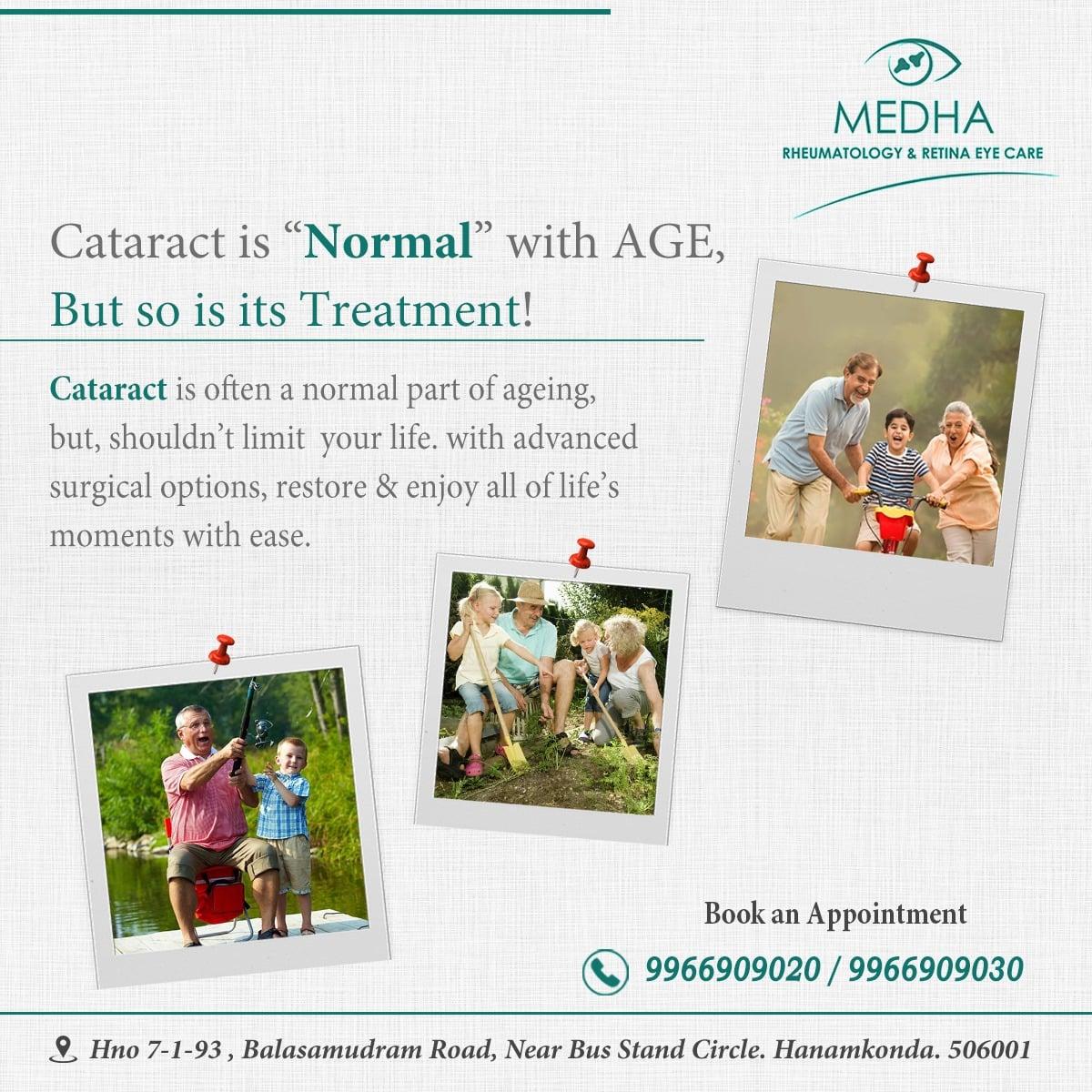 Cataract Is "NORMAL" With AGE, But So Is Its TREATMENT