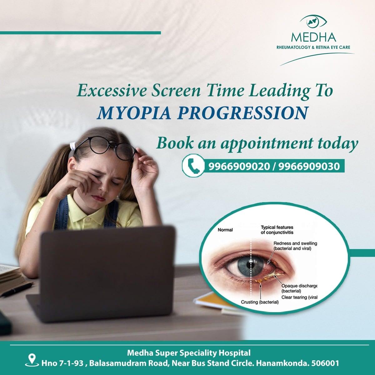 Excessive Screen Time Leads To MYOPIA PROGRESSION
